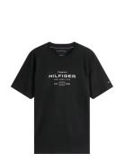 Hilfiger Stack Graphic Tee Black Tommy Hilfiger