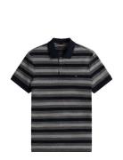 Stripe Structure Reg Polo Black Tommy Hilfiger
