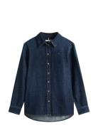 Dnm Milo Reg Shirt Blue Tommy Hilfiger