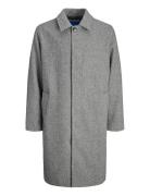 Jornorrebro Wool Blend Mac Coat Grey Jack & J S