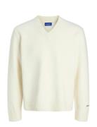 Jornorrebro Knit V-Neck White Jack & J S