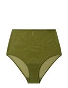 Mesh Highwaist Briefs Green Understatement Underwear
