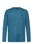 Waffle Ls-Shirt Blue BOSS