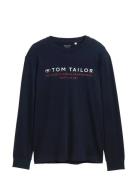 Printed Longsleeve Navy Tom Tailor