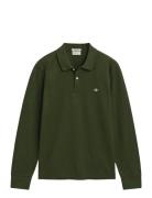 Reg Shield Ls Pique Rugger Green GANT