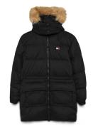 Tjw Midi Alaska Faux Fur Black Tommy Jeans