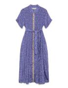 Blakell Maxi Dress Ss Navy Lollys Laundry