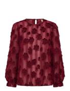 Cubeannie Blouse Burgundy Culture
