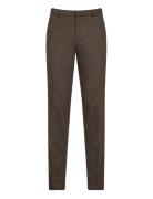 Bs Rapallo Classic Fit Suit Pants Brown Bruun & Stengade