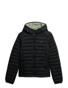 Hooded Fuji Lite Padded Jacket Black Superdry Sport
