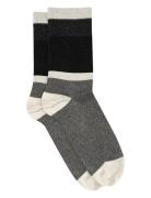 Elisabeth Glitter Socks Grey Mp Denmark