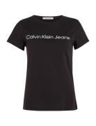 Core Instit Logo Slim Fit Tee Black Calvin Klein Jeans