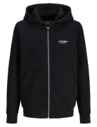 Jjesoho Sweat Zip Hood Noos Jnr Black Jack & J S