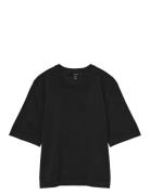 Vmsilje 2/4 O-Nck Over Pull Ga Noos Black Vero Moda