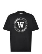 Wwasa Tirewall T-Shirt Gots Black WOOD WOOD