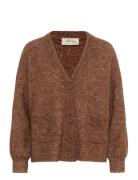 Crblues Oz Cardigan Brown Cream