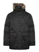 Jjcharlie Detachable Faux Fur Parka Black Jack & J S