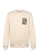 Alert Sweatshirt Cream Makia