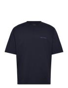 Candle Label Boxy Ss T-Shirt Navy Daily Paper
