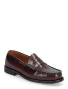 Slhbilly Leather Penny Loafer Brown Selected