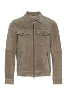 Ben Suede Shirt Jacket Beige Jofama