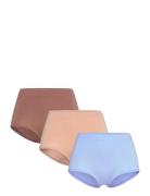 Brief Sally High Seam 3 Pack Beige Lindex