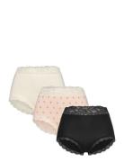 Brief High Emelie Lace 3 P Pink Lindex
