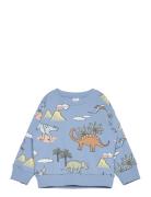 Sweatshirt Dino Aop Blue Lindex