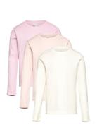 Top Ls Rib 3 Pack Pink Lindex