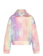 Sweatshirt With Collar Pink Lindex