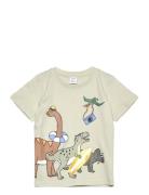 Top Ss Dinos Summer Front Khaki Lindex