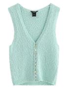 Vest Lillie Knitted Blue Lindex