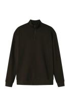 Nlnnizu Ls Bru Half Zip Sweat Noos Black LMTD