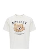 Kogbillie Ss Loose Teddy Top Jrs Noos White Kids Only