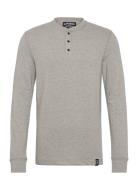 Merchant Grandad Top Grey Superdry