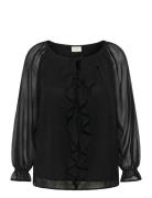 Kcmilanna Blouse Black Kaffe Curve