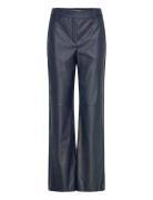 Mstasja Mid Waist Pu Pant Navy Minus