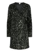 Yaselle Ls Wrap Dress - Show Black YAS