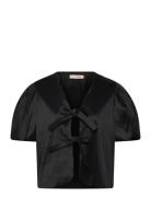 Christa Bow Jacket Black A-View