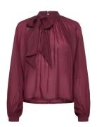 Cmtilly-Blouse Burgundy Copenhagen Muse