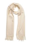 Wool Woven Scarf Cream GANT