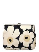 Mini Unikko Puolikas Coinpurse Black Marimekko