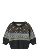 Jaquard Pullover Julius Patterned Wheat
