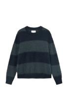 Wwlevi Crew Neck 25192 Blue WOOD WOOD