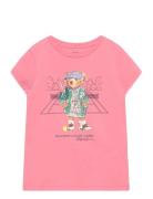 30/1 Jersey-Bearsscntee-Kn-Tsh Pink Ralph Lauren Kids