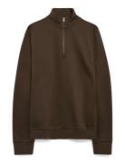 Jjebradley Sweat Half Zip Noos Brown Jack & J S