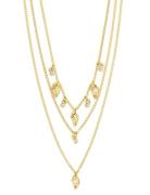 Jules Necklace Gold-Plated Gold Pilgrim
