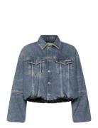 Denim Bubble Jacket Tinted Orcha Blue Calvin Klein Jeans