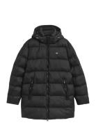 Active Cloud Mid Length Jkt Black GANT