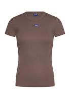 Easy Tee_B Brown HUGO BLUE